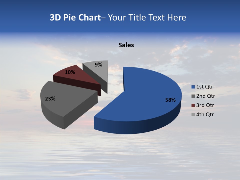 Landscape Reflection Water PowerPoint Template