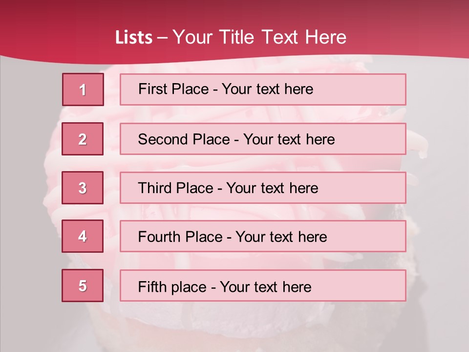 Pink Baked Gourmet PowerPoint Template