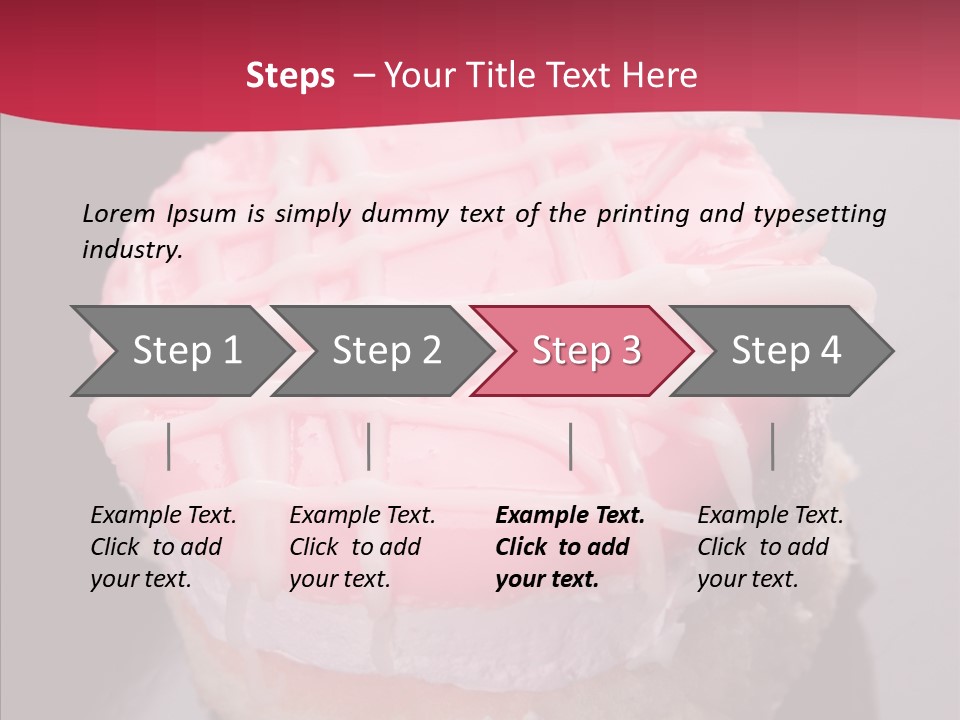 Pink Baked Gourmet PowerPoint Template