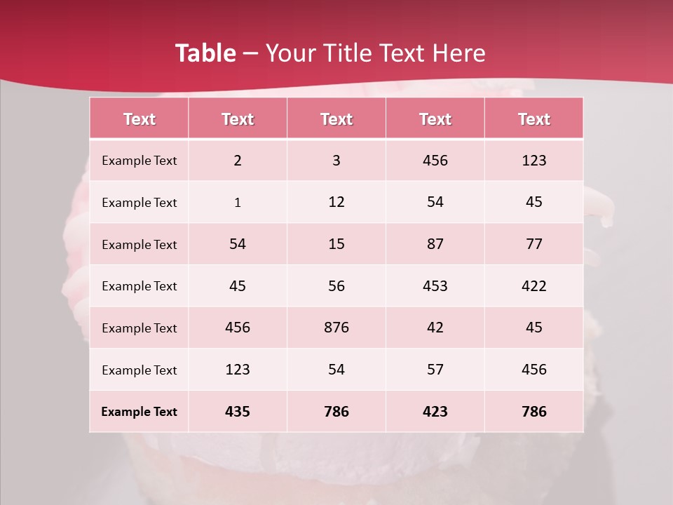 Pink Baked Gourmet PowerPoint Template