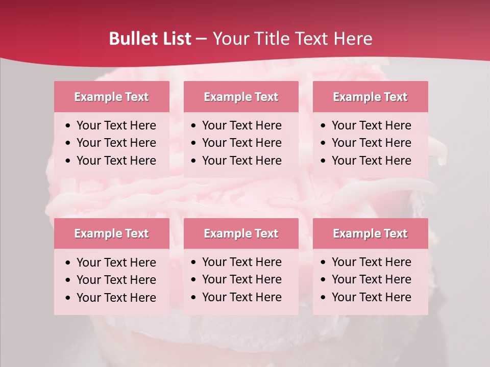 Pink Baked Gourmet PowerPoint Template