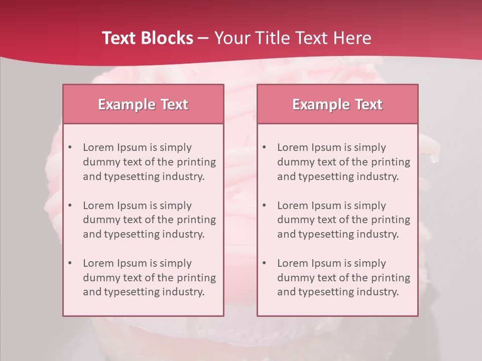 Pink Baked Gourmet PowerPoint Template