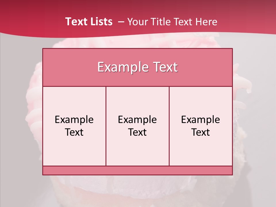 Pink Baked Gourmet PowerPoint Template