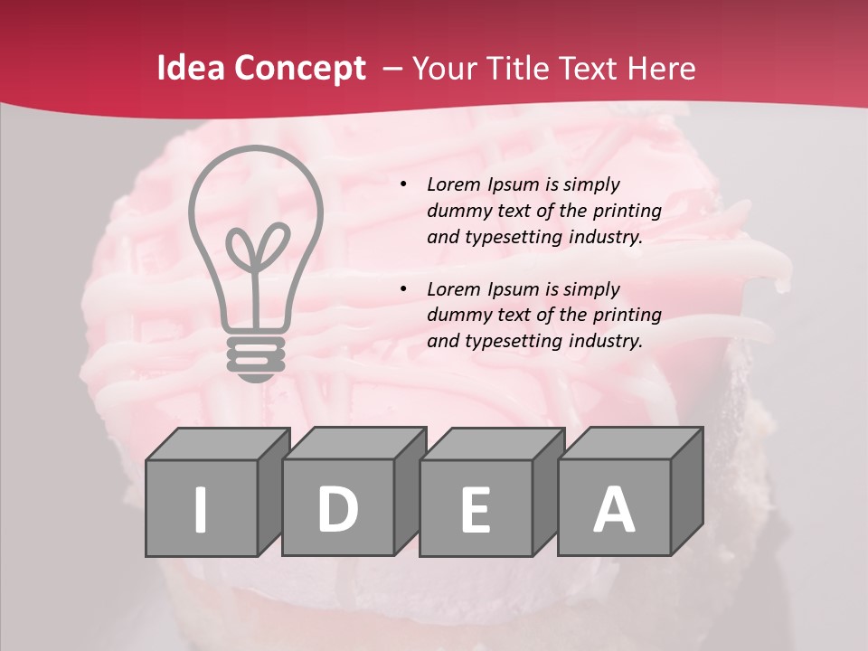 Pink Baked Gourmet PowerPoint Template