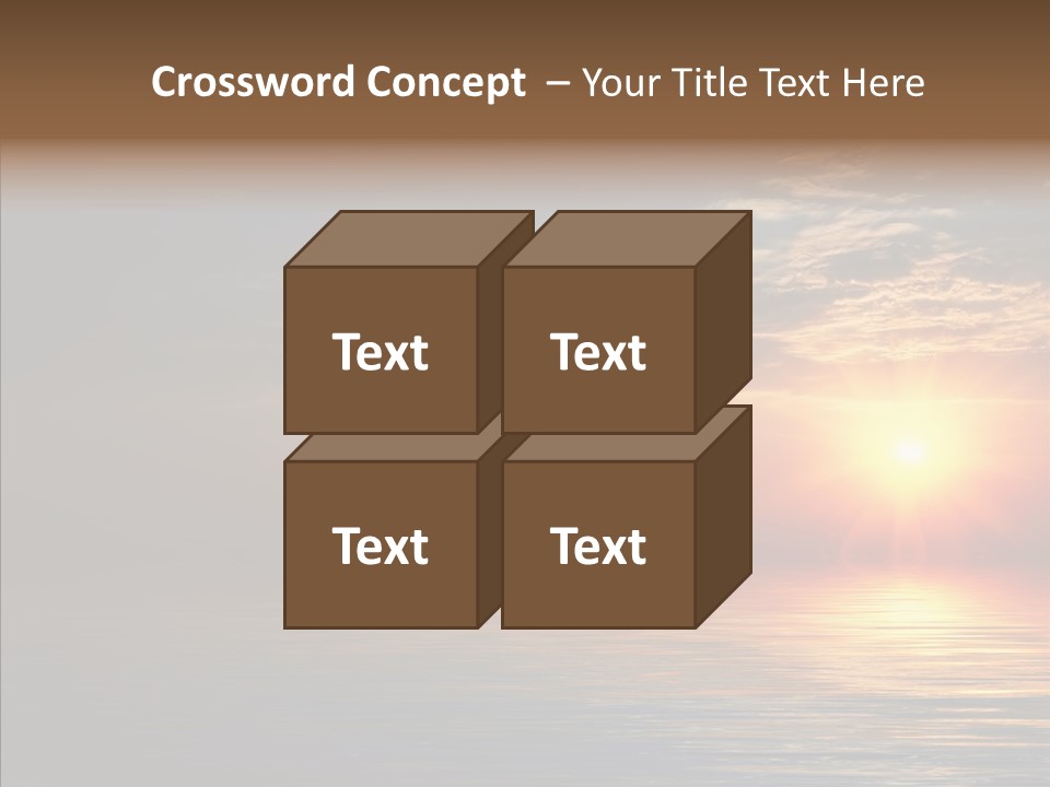 Morning Sunset Color PowerPoint Template