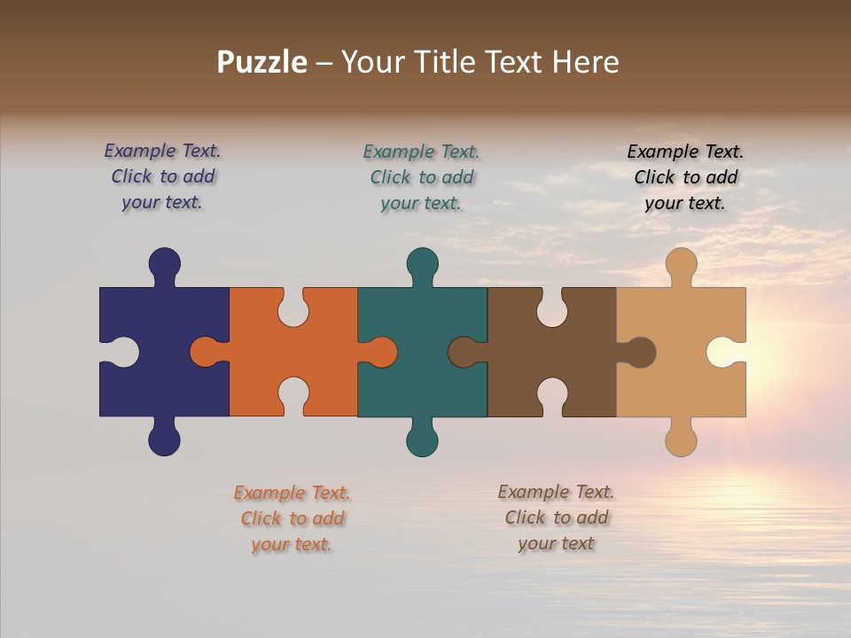 Morning Sunset Color PowerPoint Template