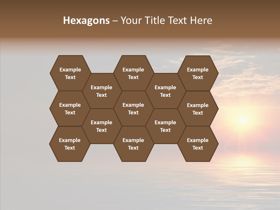 Morning Sunset Color PowerPoint Template