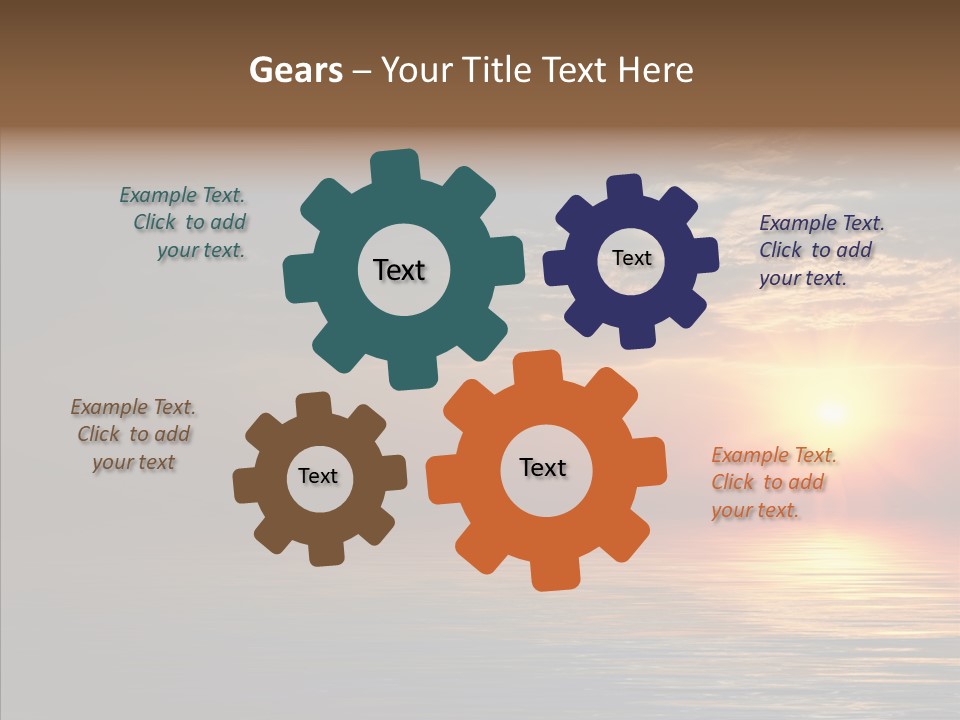 Morning Sunset Color PowerPoint Template