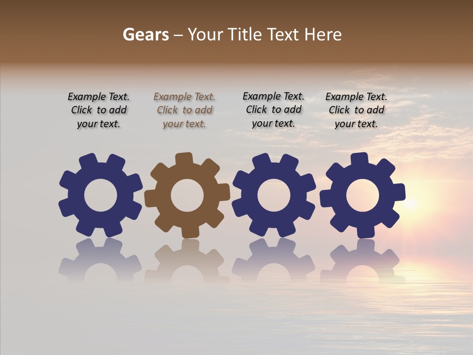 Morning Sunset Color PowerPoint Template