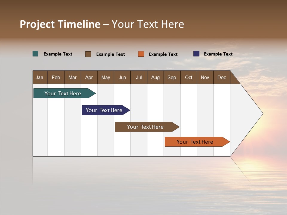 Morning Sunset Color PowerPoint Template