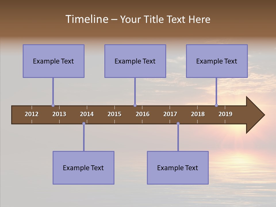 Morning Sunset Color PowerPoint Template
