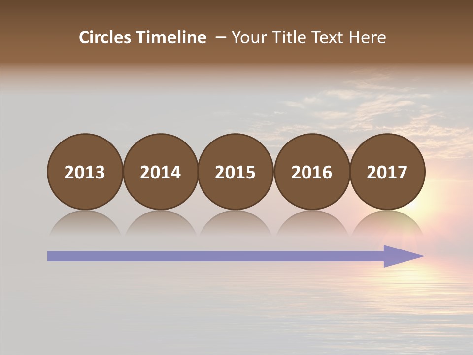 Morning Sunset Color PowerPoint Template