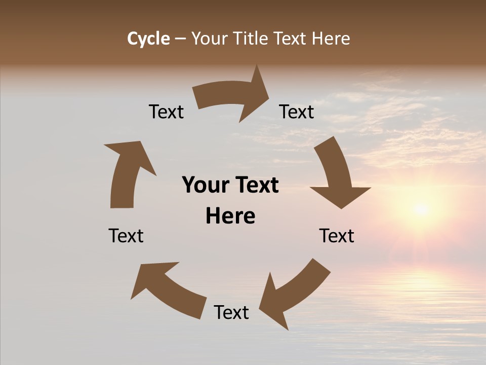 Morning Sunset Color PowerPoint Template