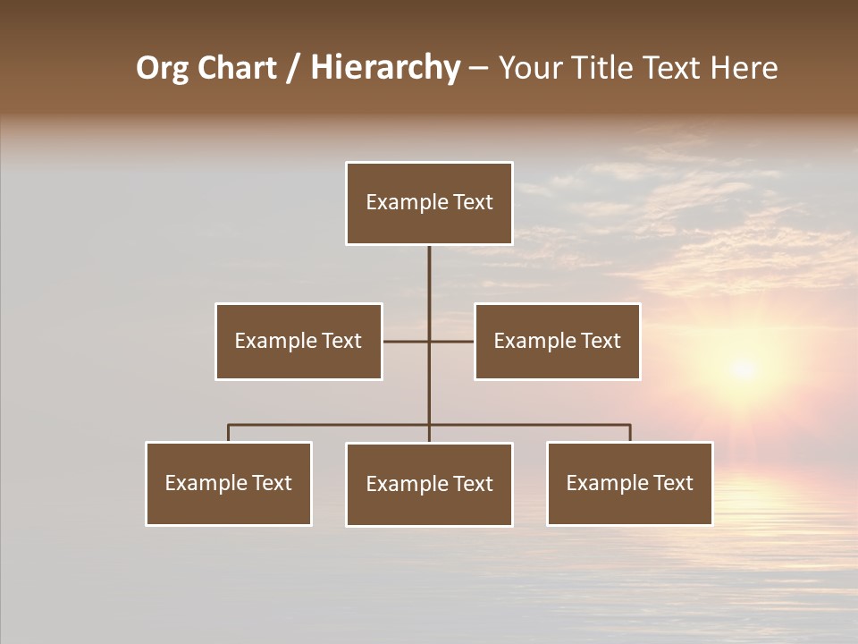 Morning Sunset Color PowerPoint Template