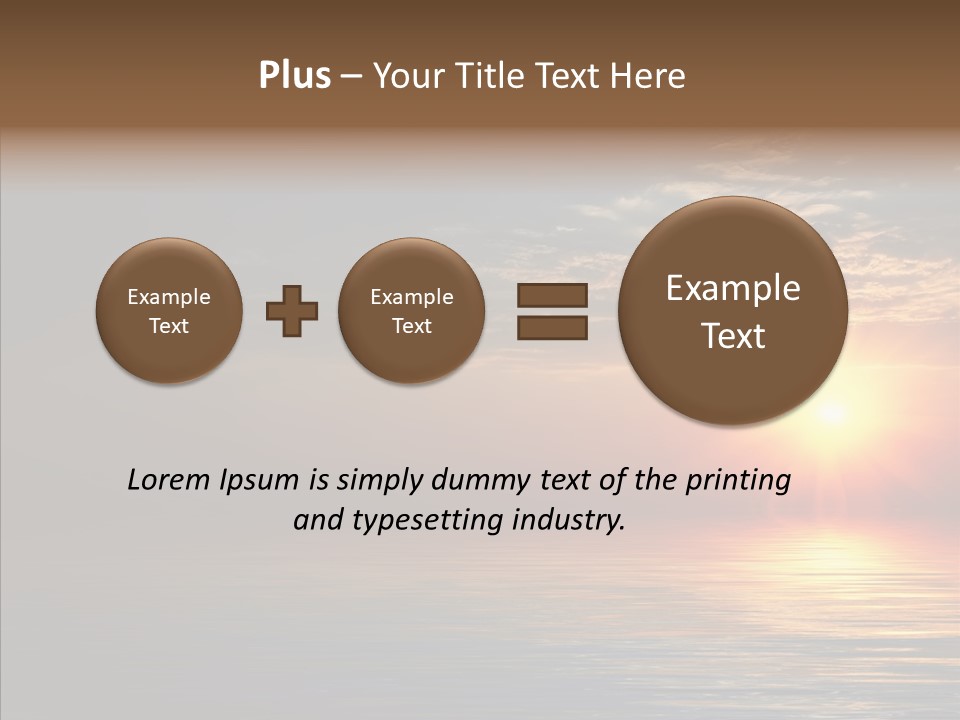 Morning Sunset Color PowerPoint Template