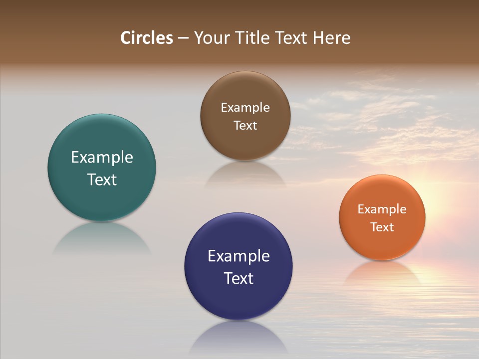 Morning Sunset Color PowerPoint Template