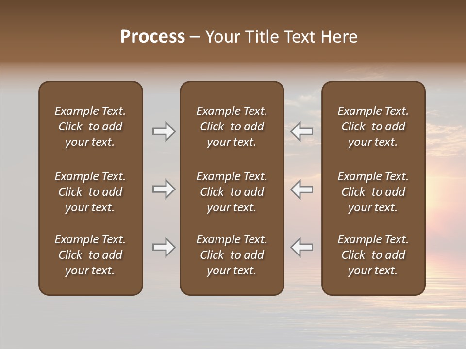 Morning Sunset Color PowerPoint Template