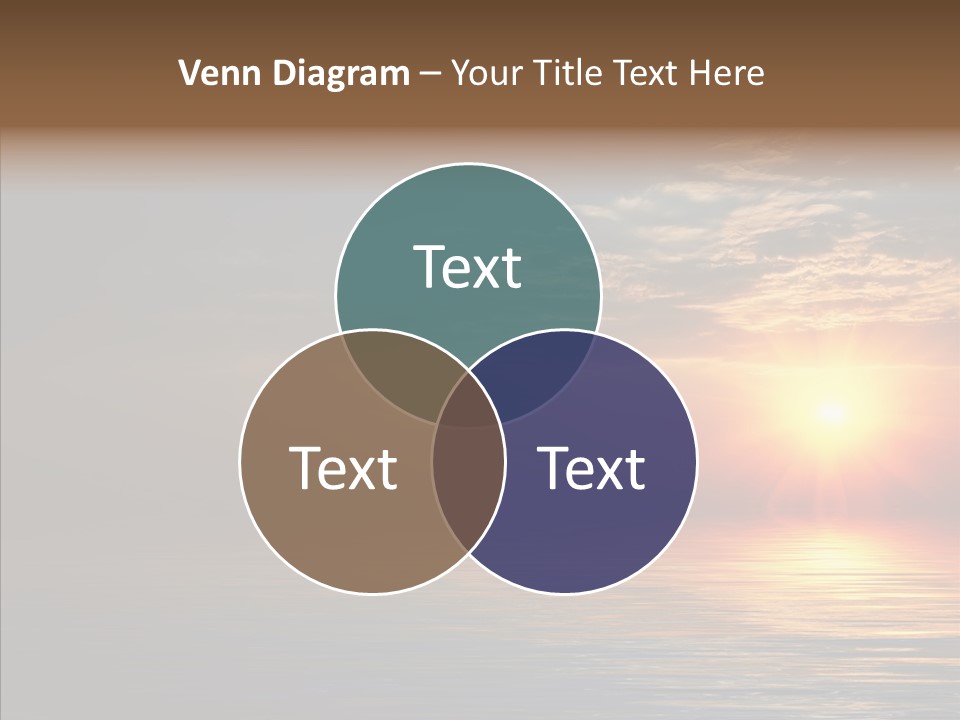 Morning Sunset Color PowerPoint Template