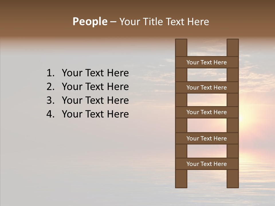 Morning Sunset Color PowerPoint Template
