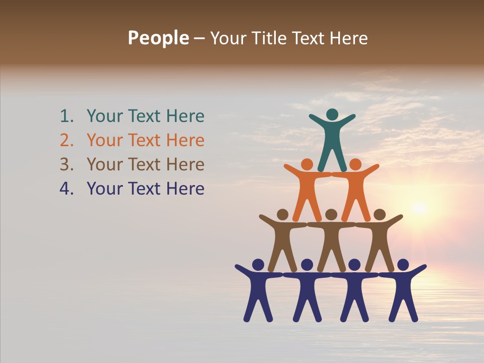 Morning Sunset Color PowerPoint Template