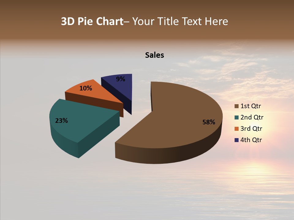 Morning Sunset Color PowerPoint Template