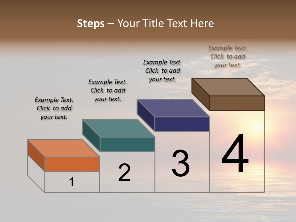 Morning Sunset Color PowerPoint Template