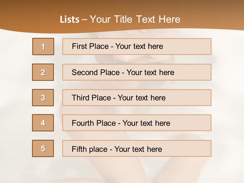Lady Woman Home PowerPoint Template