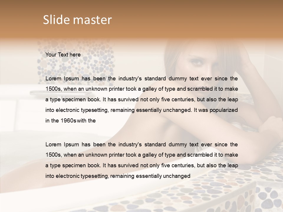 Hair Skin Sexy PowerPoint Template