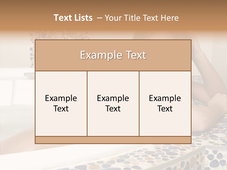 Hair Skin Sexy PowerPoint Template