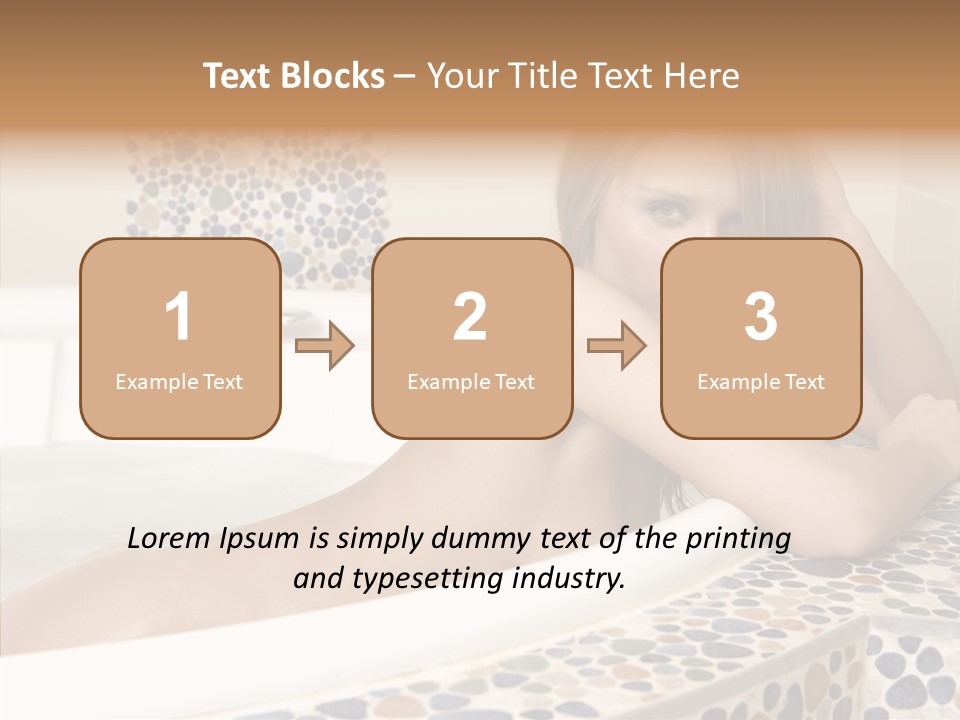 Hair Skin Sexy PowerPoint Template