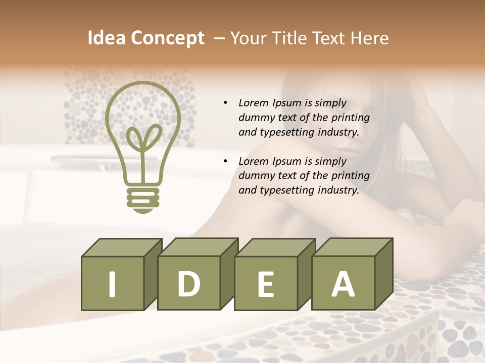 Hair Skin Sexy PowerPoint Template