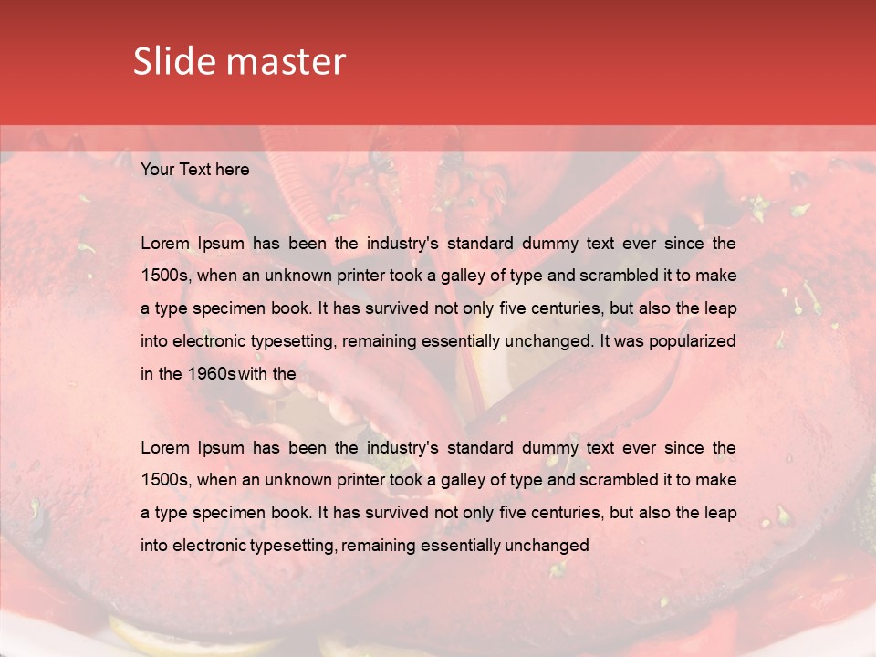 One Sea Serving PowerPoint Template