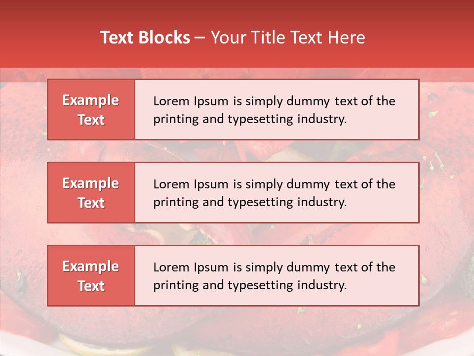 One Sea Serving PowerPoint Template