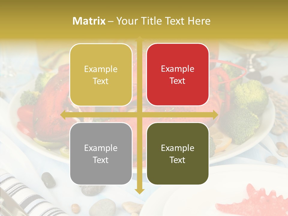 Expensive Lobster Delicatessen PowerPoint Template