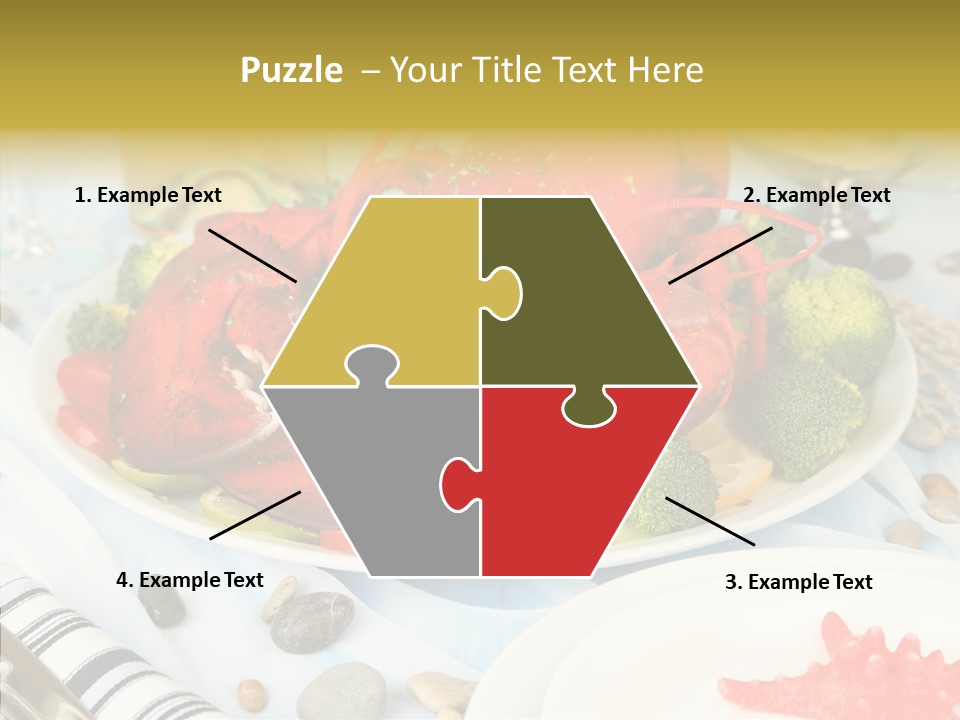 Expensive Lobster Delicatessen PowerPoint Template