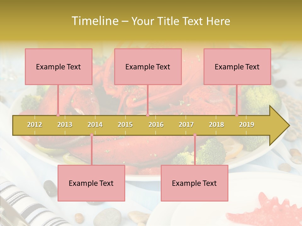 Expensive Lobster Delicatessen PowerPoint Template