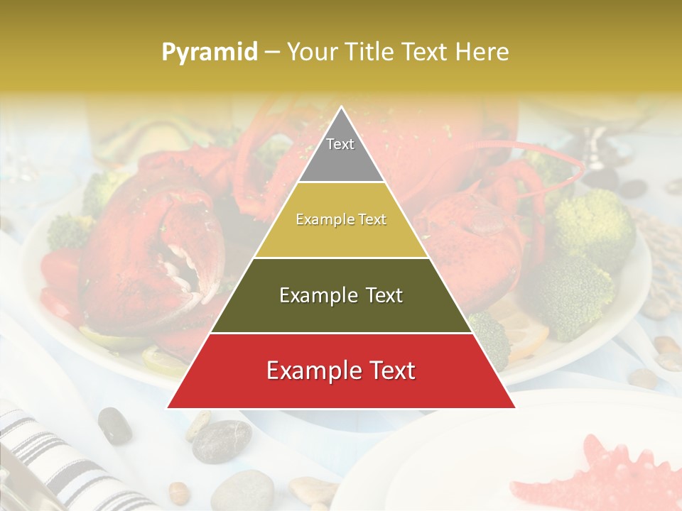 Expensive Lobster Delicatessen PowerPoint Template