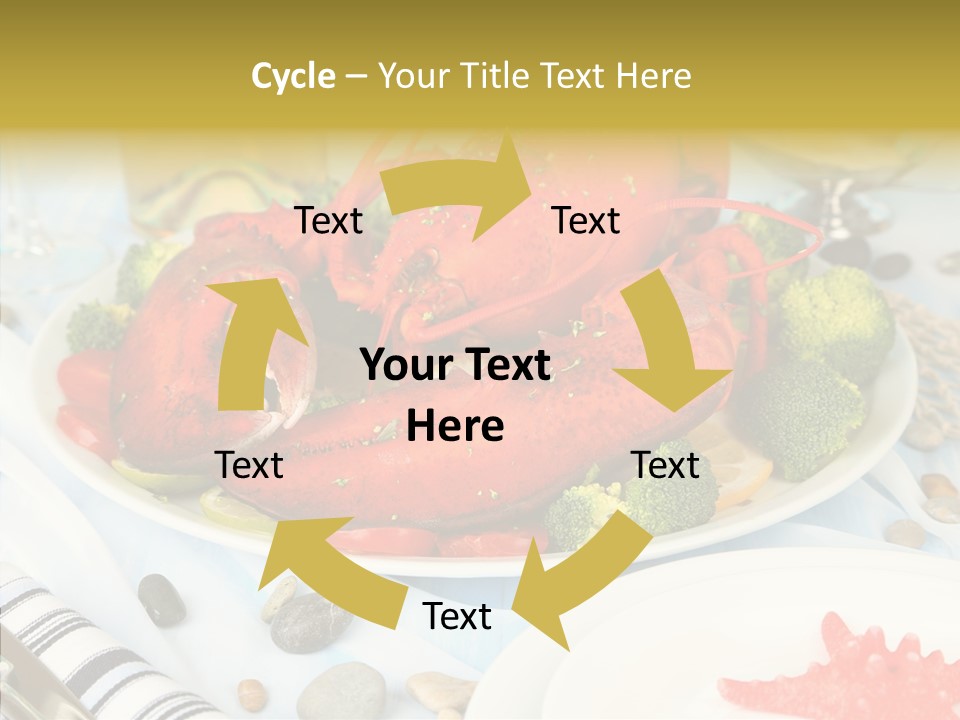 Expensive Lobster Delicatessen PowerPoint Template