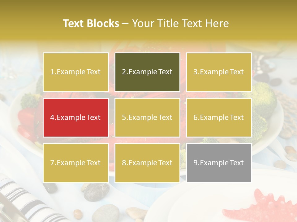 Expensive Lobster Delicatessen PowerPoint Template