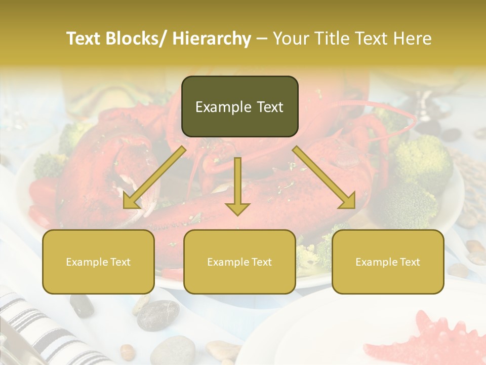 Expensive Lobster Delicatessen PowerPoint Template