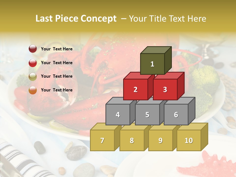 Expensive Lobster Delicatessen PowerPoint Template