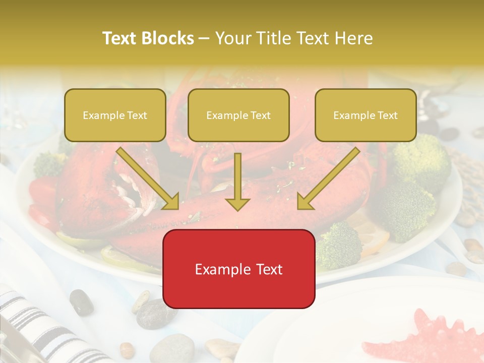 Expensive Lobster Delicatessen PowerPoint Template