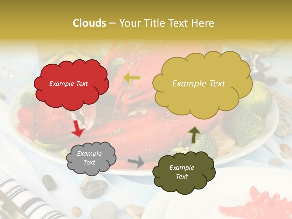 Expensive Lobster Delicatessen PowerPoint Template