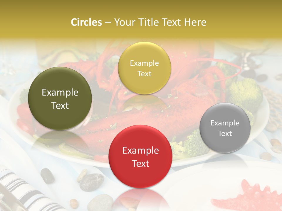 Expensive Lobster Delicatessen PowerPoint Template