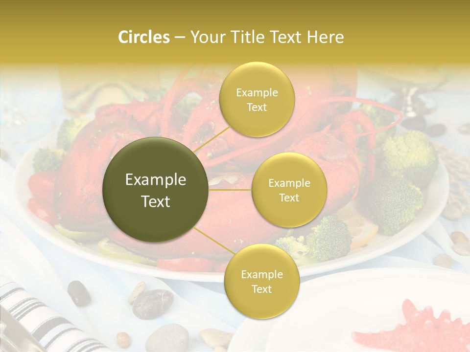 Expensive Lobster Delicatessen PowerPoint Template