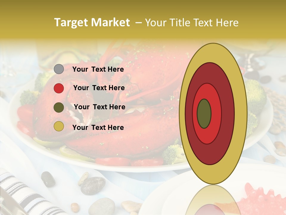 Expensive Lobster Delicatessen PowerPoint Template