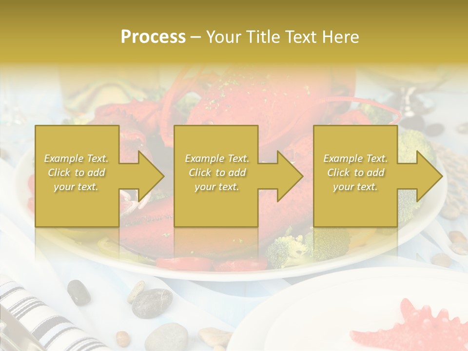 Expensive Lobster Delicatessen PowerPoint Template