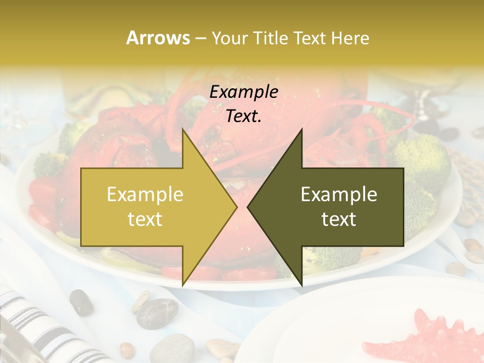 Expensive Lobster Delicatessen PowerPoint Template