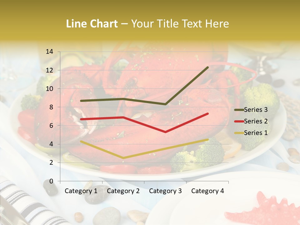 Expensive Lobster Delicatessen PowerPoint Template