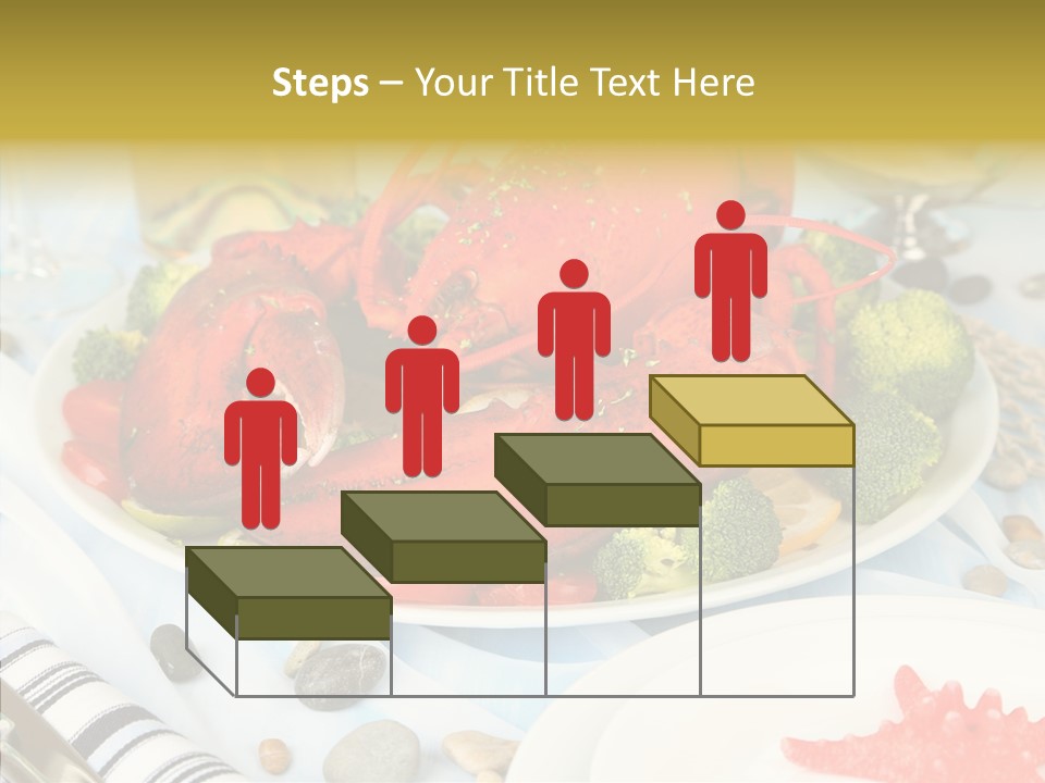 Expensive Lobster Delicatessen PowerPoint Template